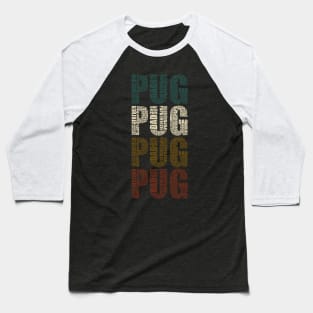 Pug Dad - Funny Dog Lovers Gift For Papa Baseball T-Shirt